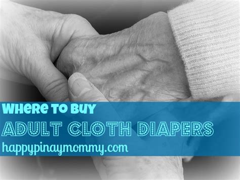Where to buy Adult Cloth Diapers in the Philippines.